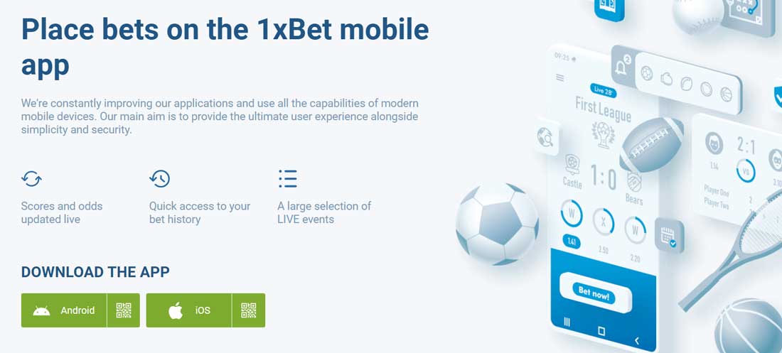 1xBet Mobile App